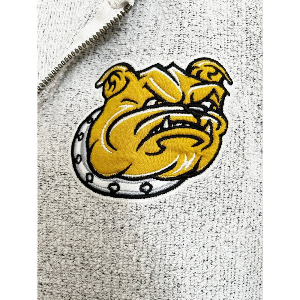 Original League Collegiate Outfitters Bulldogs Quarter Zip Hoodie M - Picture 6 of 9